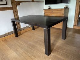 Esstisch Schwarz_Inklusive 4 Stühle