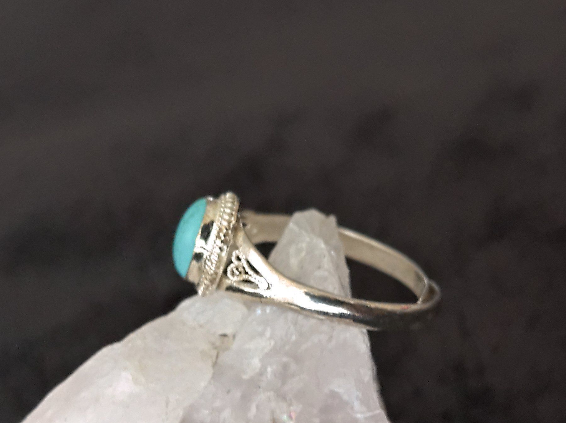 Anelli: Ring Silber 925 mit türkisem Stein – Usato da Istighofen venduto da Ringparadies 2