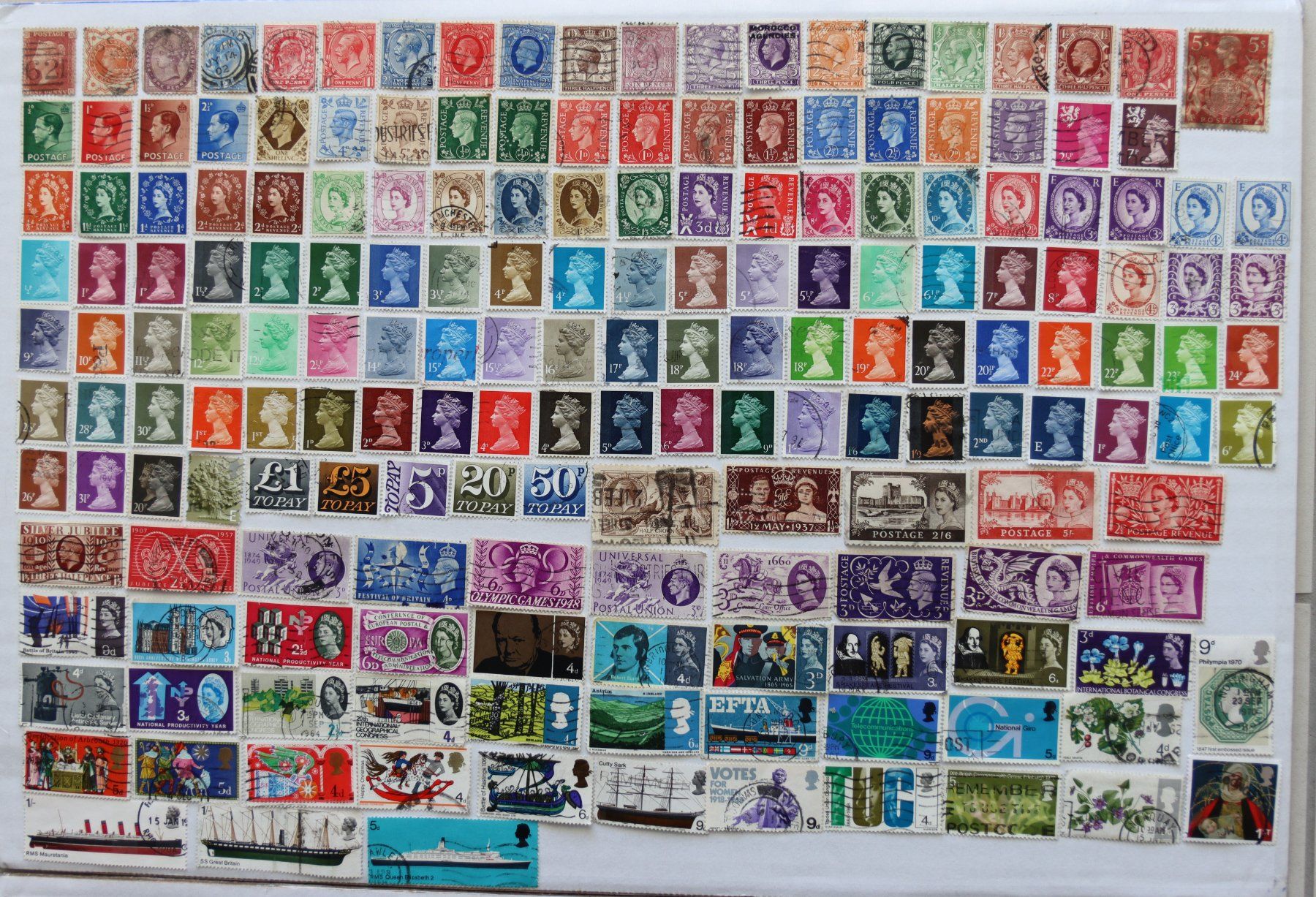 Tous les timbres: Briefmarken England – D'occasion à Oberentfelden par lakipul 1