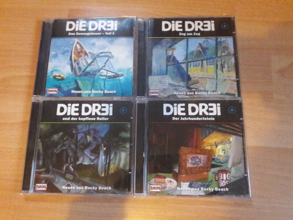 4 Die Drei (Die drei Fragezeichen) CDs (Gebraucht) in Arni AG für CHF ...
