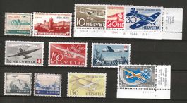 Lot postfrische Flugpost 1941 - 1949 : KP 310.-