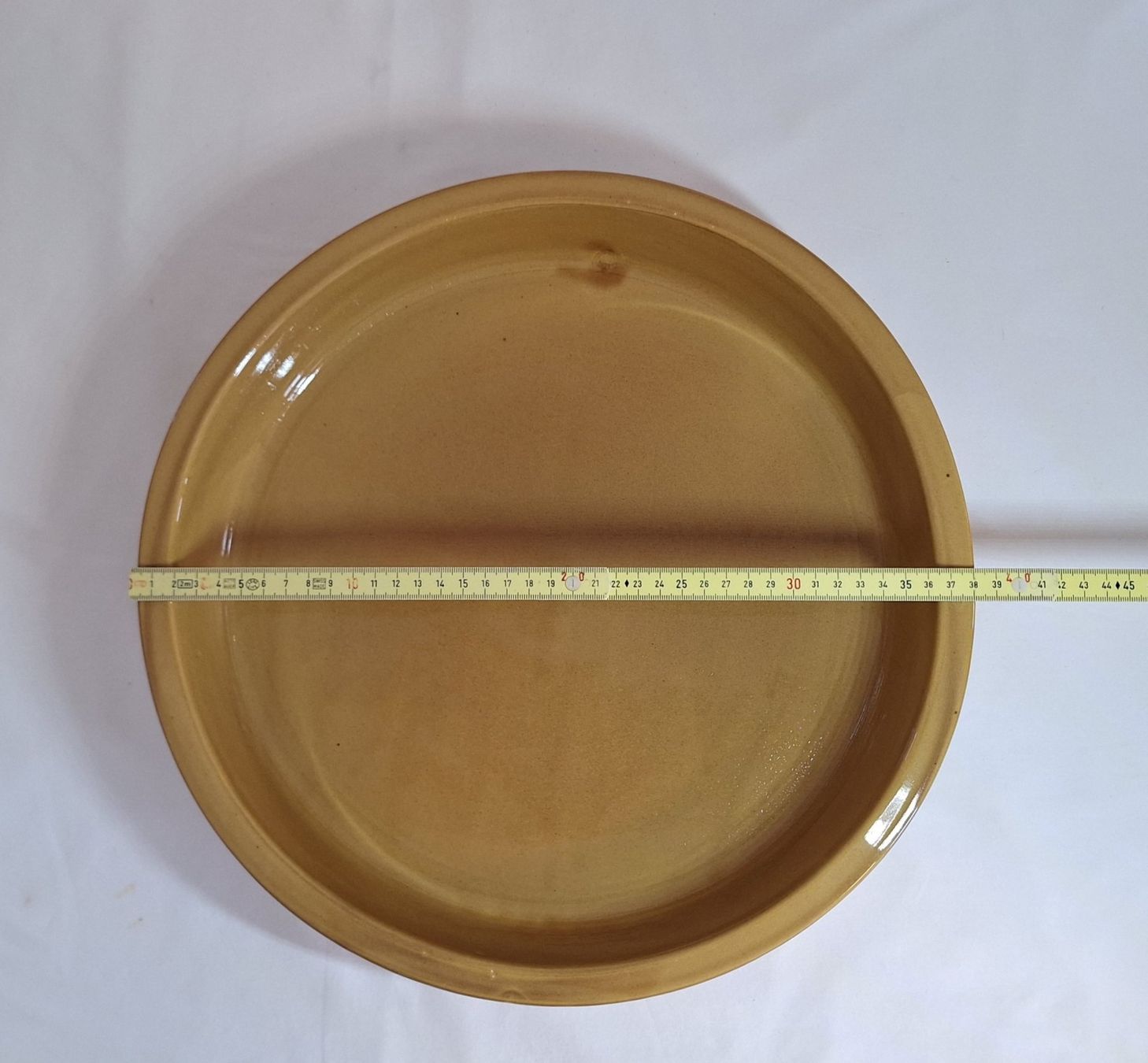 Untersetzer: 1 Keramik Blumenuntersetzer 38 cm sandfarben – Neu (gemäss Beschreibung) aus Bergdietikon von Zozo 3