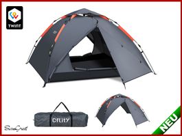 3 Personen Automatisches Wasserdichtes Camping Zelt