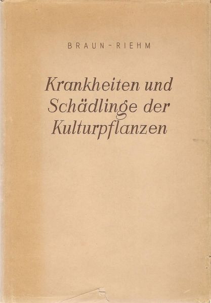 Libri: Krankheiten und Schädlinge 1953 – Usato da Bern venduto da Grindelwaldaus