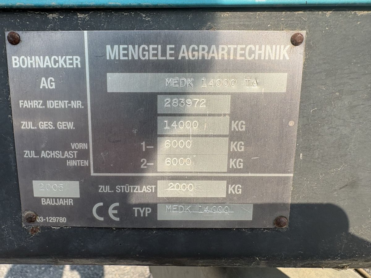 Mengele Remorques: Remorque mengele kipper – D'occasion à Siviriez par S16_cl2000 8