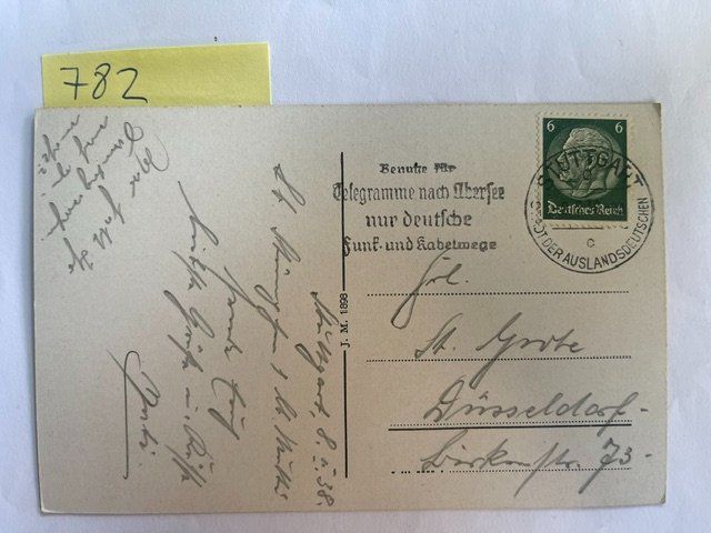 Cartoline postali: alte Ansichtskarte Stuttgart Hindenburgplatz, 1938 – Usato da Niederwil AG venduto da dahu75 1