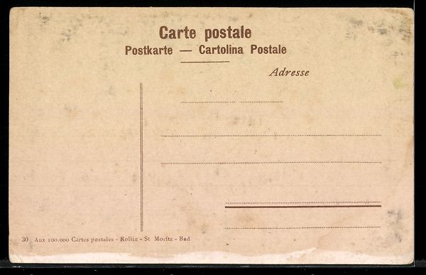 Cartes postales: AK St. Moritz, Totalansicht mit Bergpanorama – D'occasion à Berlin par bartko-reher 1