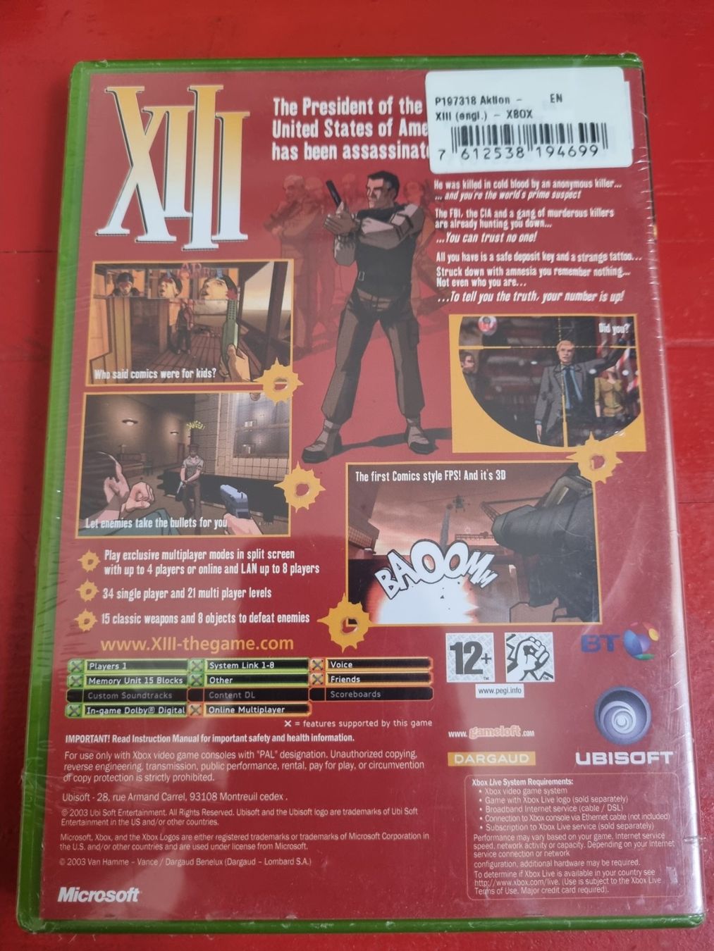 Microsoft Jeux: XIII Xbox Neu – Neuf avec emballage d'origine à Pollegio par Isaiaaaa96 1