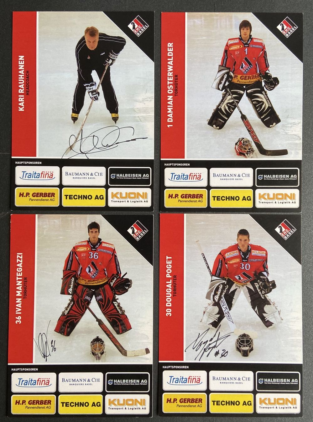 Autografi: Autogrammkarten  "EHC Basel-Saison 2008/2009" – Usato da Böckten venduto da Hansi36 3