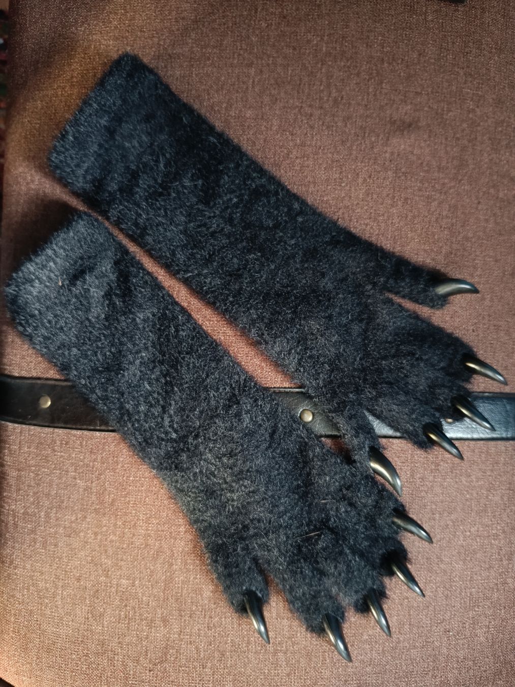Guanti & manicotti: Handschuhe mit Krallen, Wolfshandschuhe – Nuovo (secondo la descrizione) da Biberist venduto da Belzebu