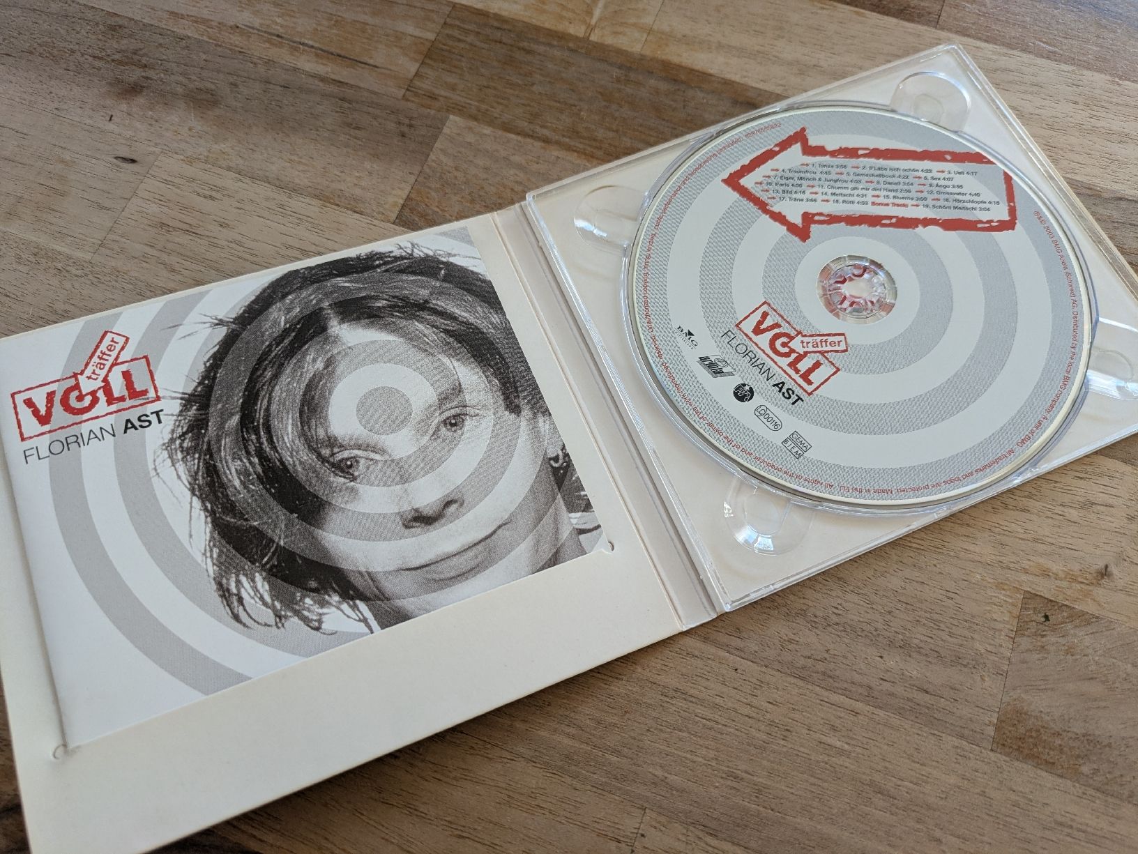 CD: Florian Ast "Vollträffer" CD – Usato da Matten b. Interl venduto da simkli 1
