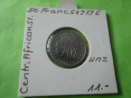 Central African States 1979 E, 50 Francs  unz
