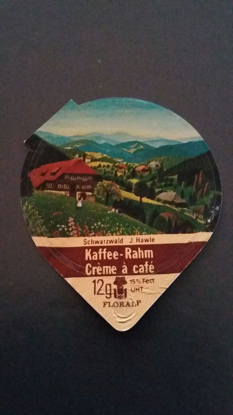 Coperchi dei cremini per caffè: 44 KRD aus Serie 31 "Naive Malerei" – Usato da Goldau venduto da Soundbookie 2
