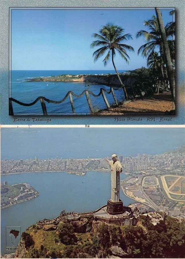 Cartoline postali: 10 Ansichtskarten Brasilien, alle gelaufen – Usato da Frauenfeld venduto da POML 8