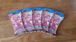 📘5x Pokèmon Booster Sword & Shield + 2x Gratis Booster