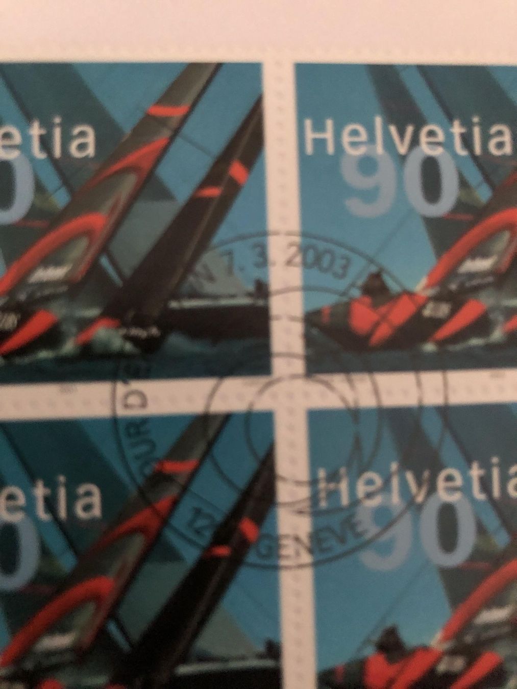Tutti i francobolli: 2003 Sondermarke Alinghi – Usato da Horw venduto da Luki49 2