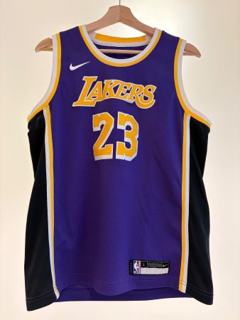 Nike NBA LA Lakers LeBron James #23 Trikot Gr. L