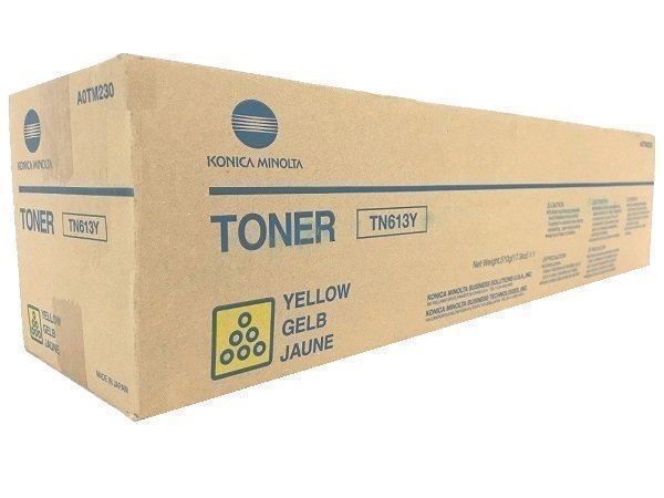 Cartucce per stampanti & toner: Original Konica Minolta Toner TN-613Y – Nuovo e nell'imballaggio originale da Reinach AG venduto da Amroch