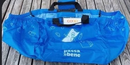 Coop Passa Bene Einkaufstasche blau – Sommerlich & praktisch