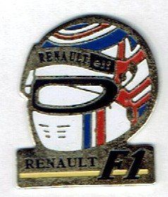 Renault Plaketten & Abzeichen: Renault F1 Helm – Gebraucht aus Hinterkappelen von Schampus