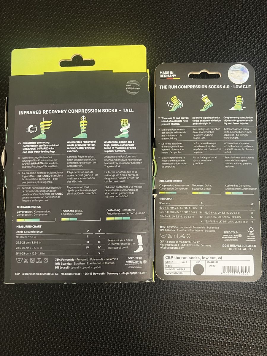 Socken: Damen CEP Laufsocken Bundle – Neu und originalverpackt aus Obfelden von running_mike 1