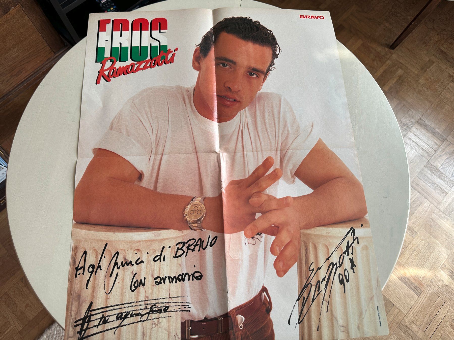 EROS RAMAZZOTTI tolle Bericht + Poster Sammlung inkl. 80's (Gebraucht ...