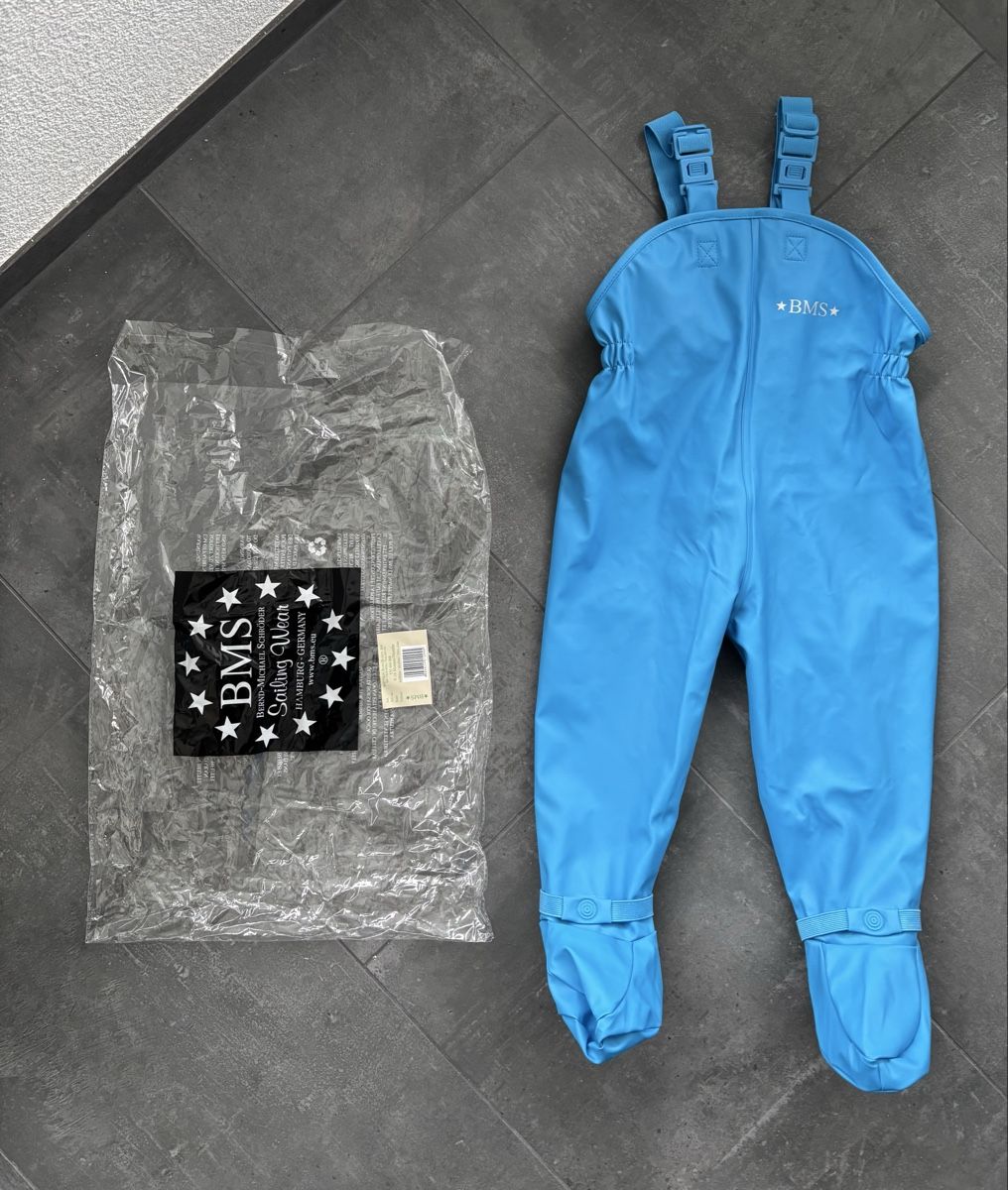 Pantaloni: BMS Matschhose mit Füssen hellblau – Nuovo e nell'imballaggio originale da Stein AG venduto da MOENA_3