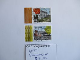 Voll Ort Ersttagsstempel 6027 Römerswil
