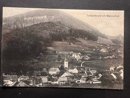 Postkarte Langenbruck mit Wannenfluh 1915 (P433)