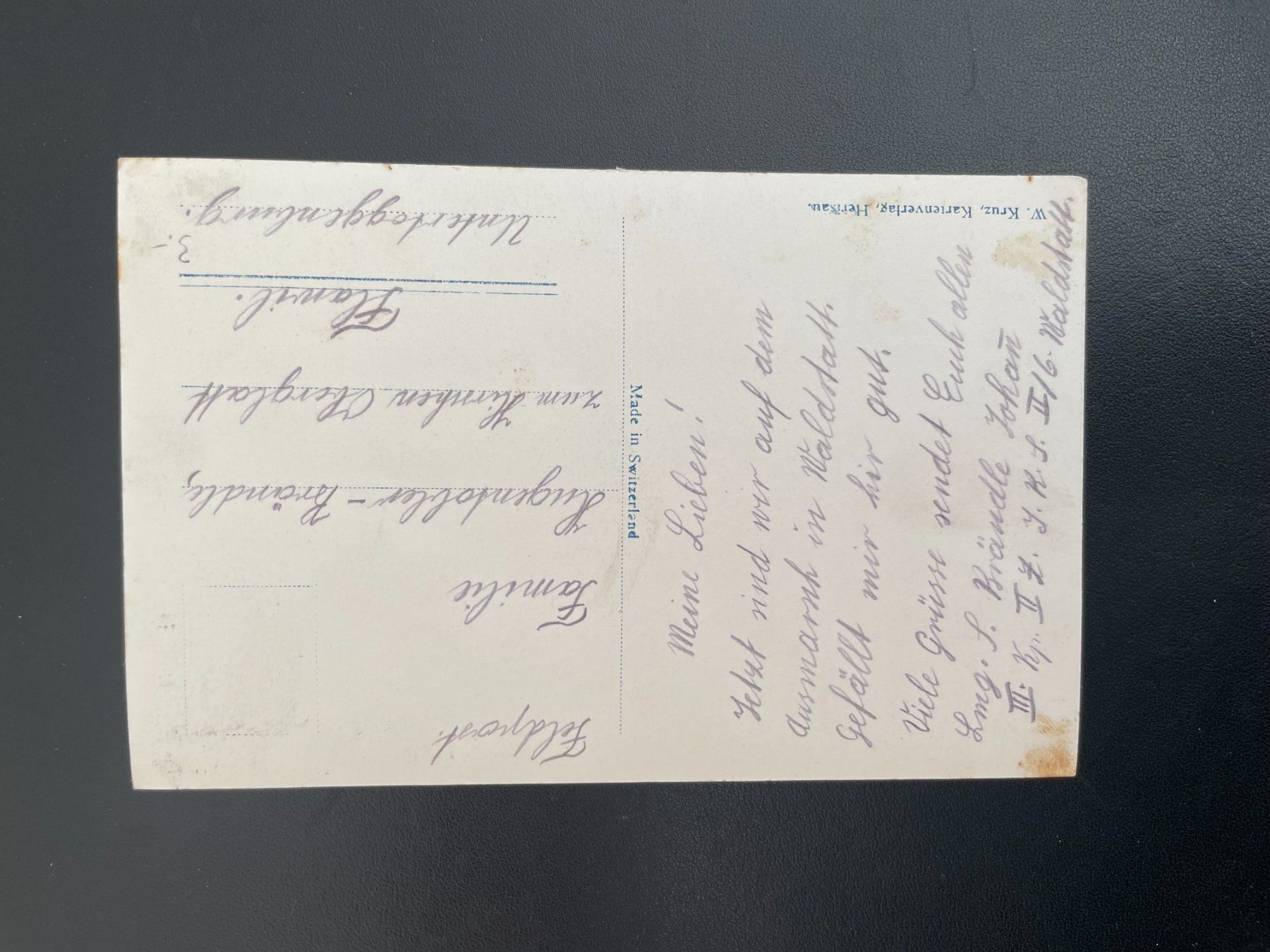 Cartoline postali: AK AR Luftkurort Waldstatt – Usato da Thal venduto da Danny82 1