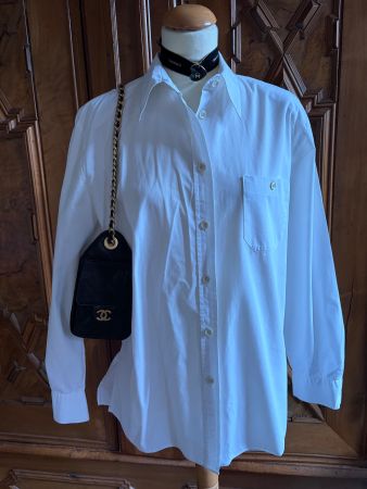 VINTAGE Weißes Hemd Gr. L / XL  100 % Baumwolle