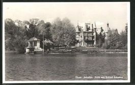 Thun, Schadau, Park und Schloss, gelaufen 1942
