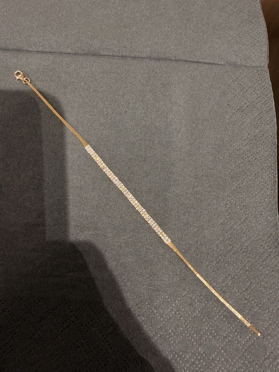 Bracciali & Braccialetti: 14 Karat Gold Armmkette – Usato da Frauenfeld venduto da BijouterieRhyhof 1