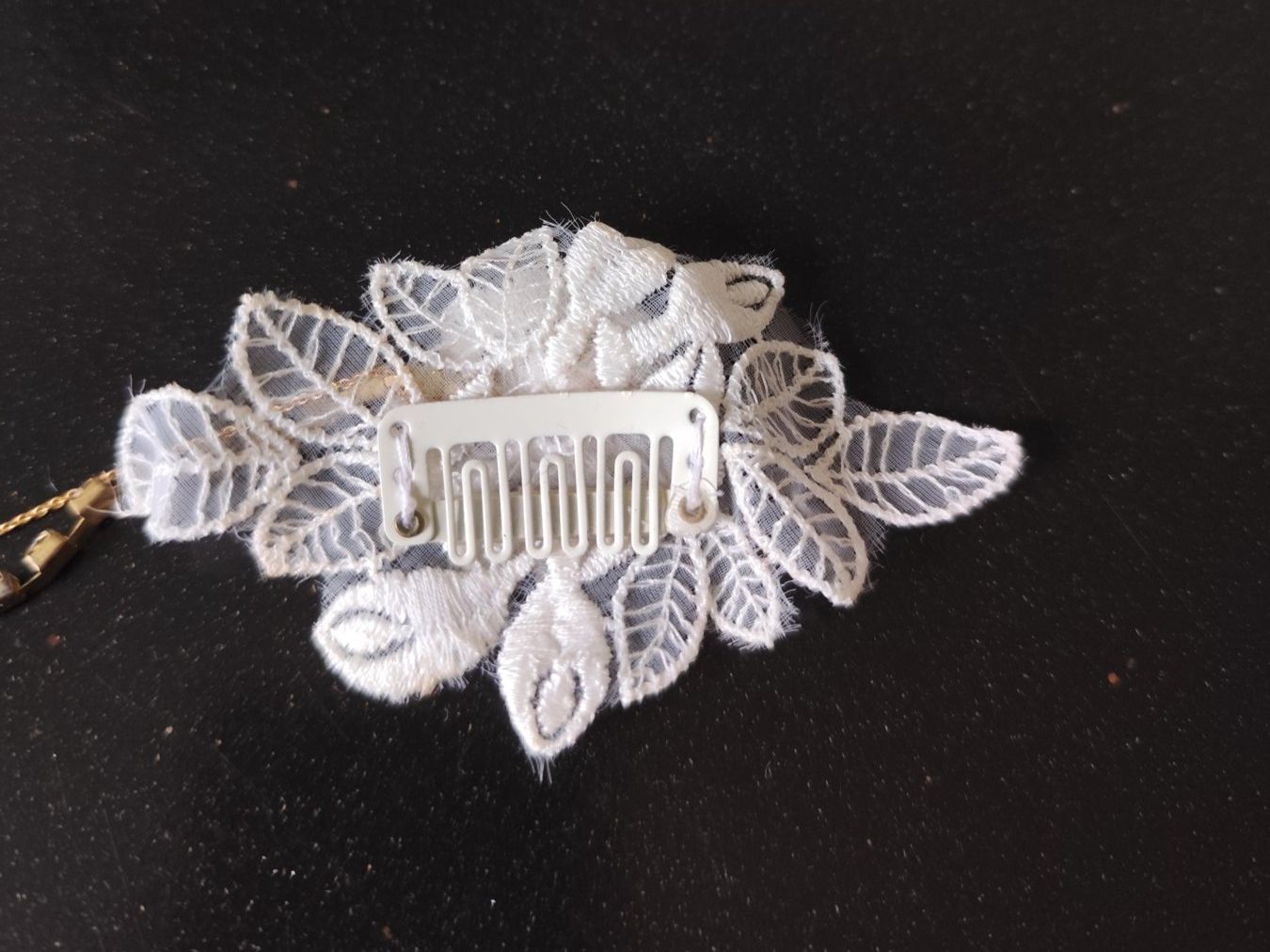 Accessori per capelli: Haarschmuck/Brautschmuck mit Strass & Spitze – Usato da Zürich venduto da 91PampelMuse 3