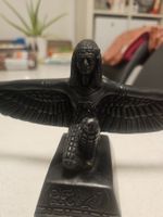 Aegyptische Isis figur schwarz Dekoration guter Zustand