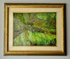 "Île d'Oléron" - tecnica mista su cartoncino