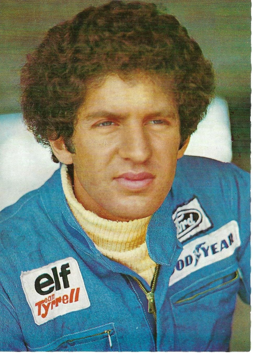 Cartoline postali: Postkarte, Jody Scheckter, Tyrrell – Usato da Aarburg venduto da Hktm