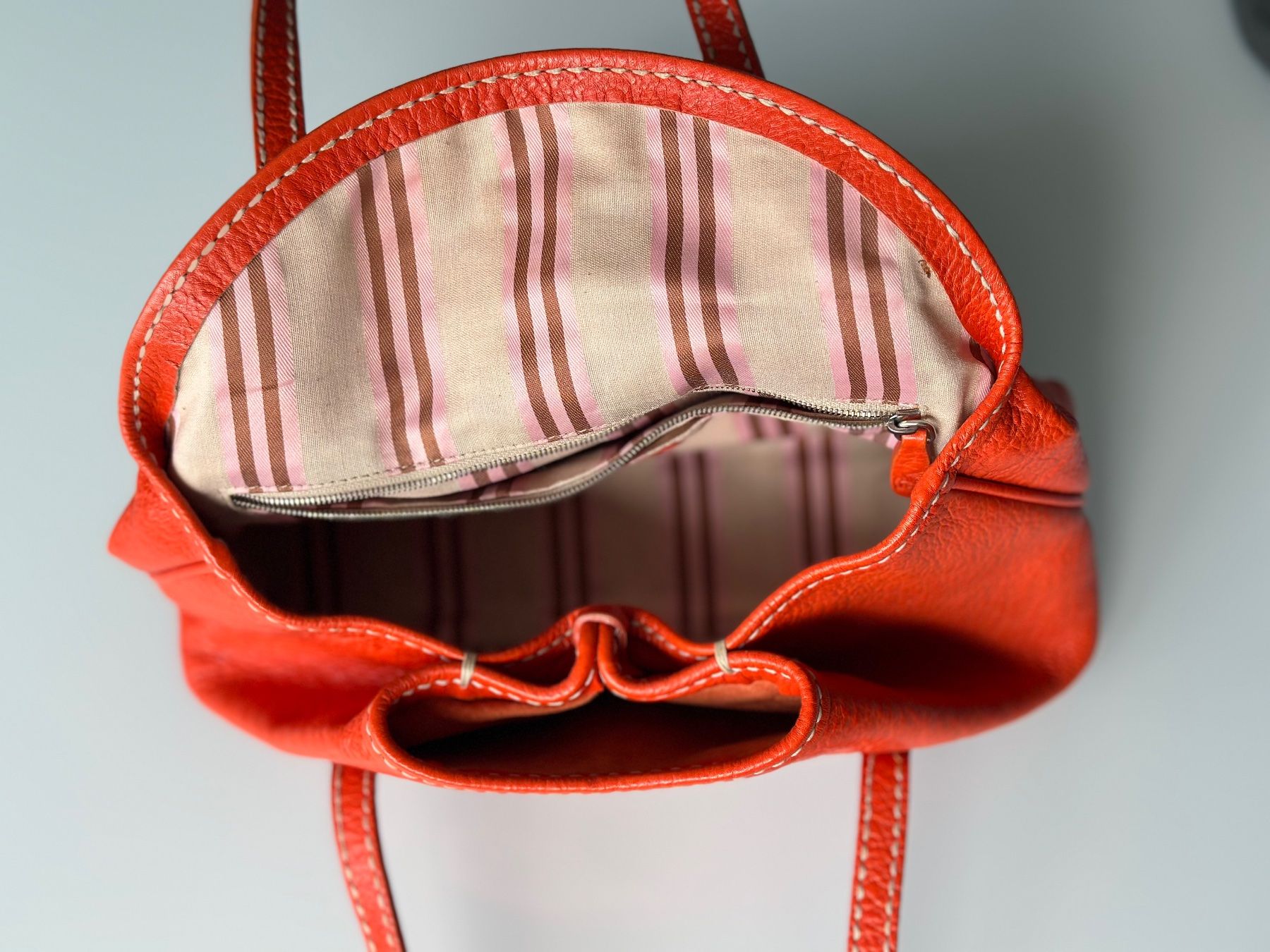 Hogan Taschen für Damen: Hogan Ledertasche Orange – Gebraucht aus Zufikon von Modestil365 8