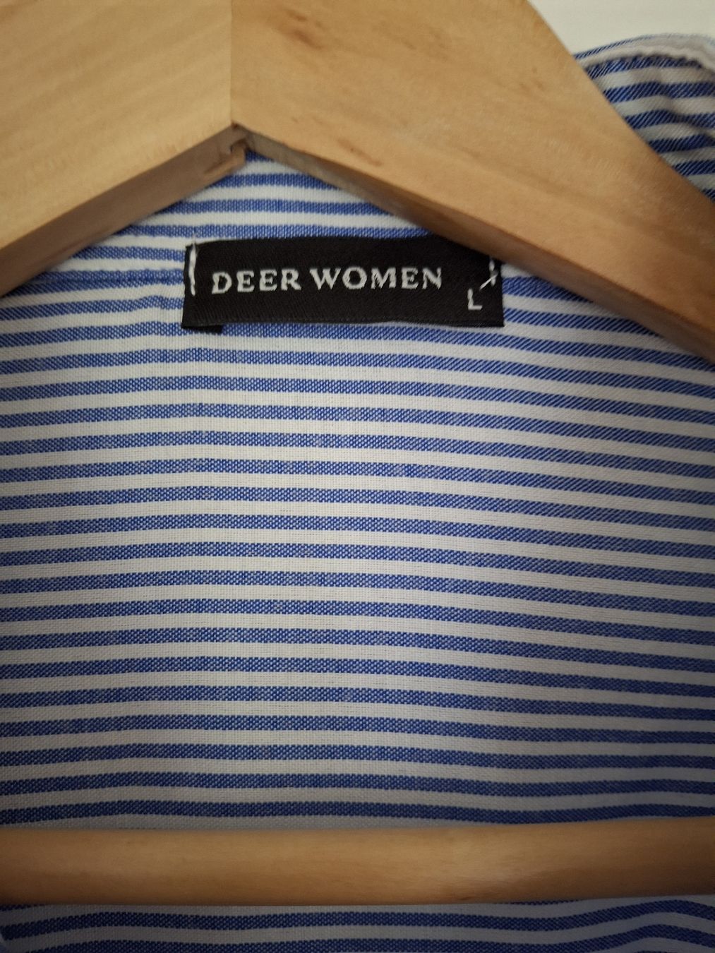 Camicette: Chemise rayée bleue et blanche L – Usato da Lausanne venduto da Cognitia 1