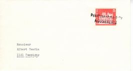 Brief, Paketannahmestelle Aussereriz