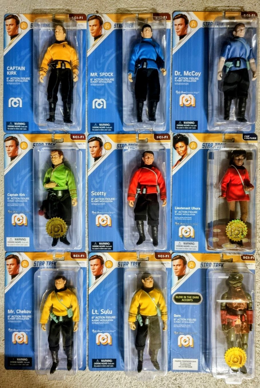 Statuette: Star Trek Mego Figuren 9 Stück – Nuovo (secondo la descrizione) da Ormalingen venduto da Funtoys