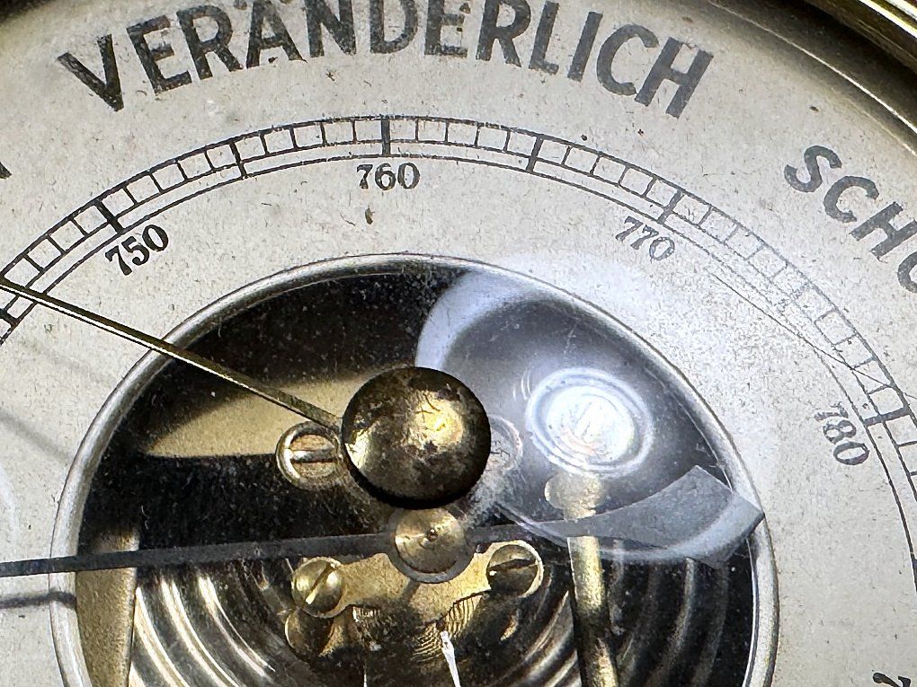 Sonstige antike Technik & Geräte: BARIGO Wandbarometer Holz/Messing – Gebraucht aus Aarau von swue 3