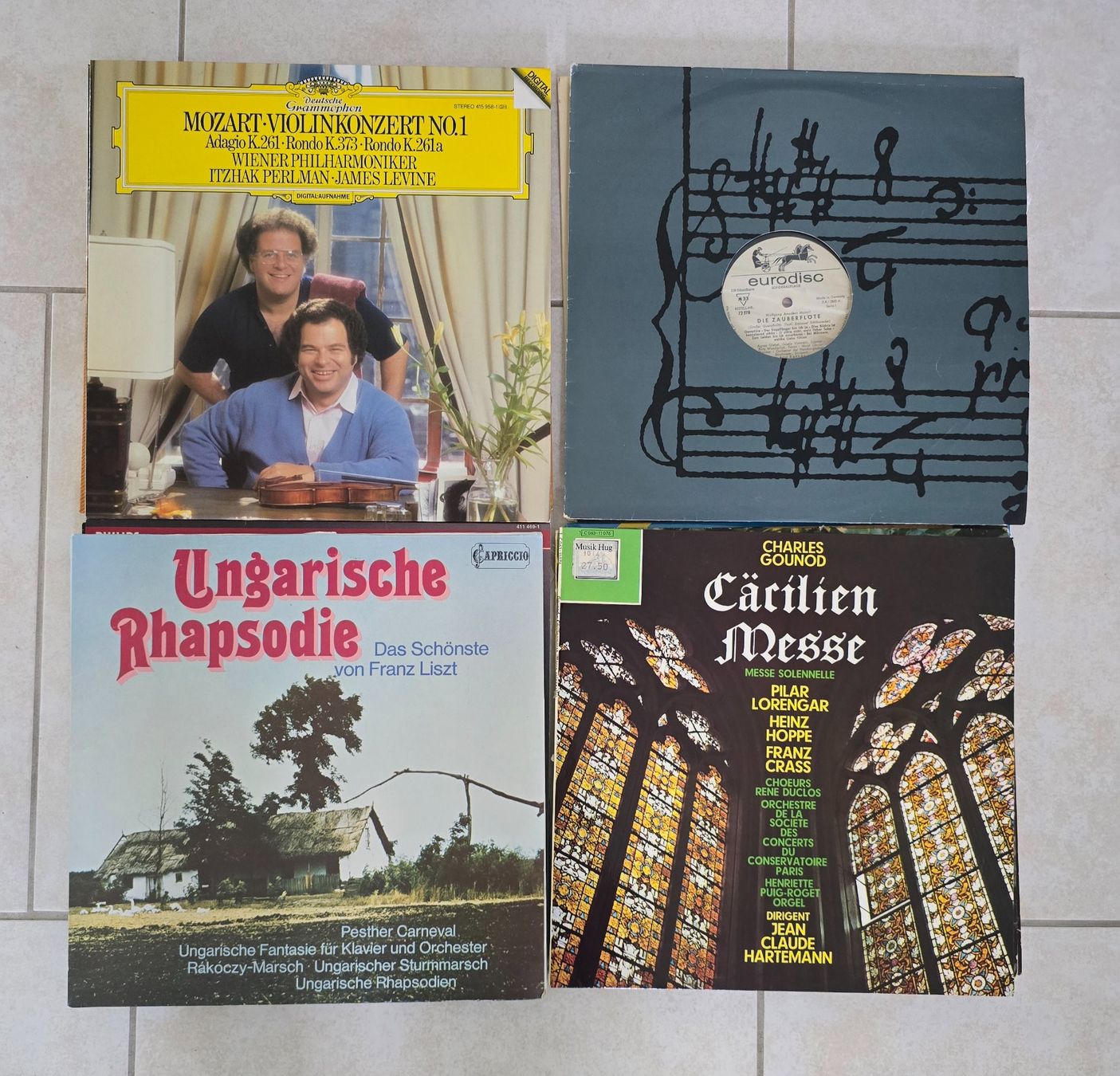 Dischi in vinile: 46 LPs Klassik, davon 2 Doppelalben – Usato da Steinmaur venduto da Pegasus24 4