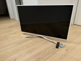 Samsung TV, 49 Zoll, LED-TV, weiss