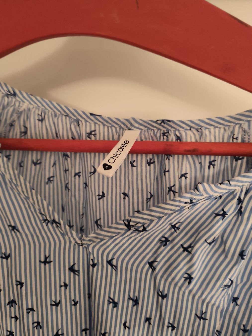 Camicette: Chicoree Damen Bluse Gr. S, hellblau gestreift, Top Zustand – Usato da Schöfflisdorf venduto da kin_2dp9 1