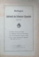 Beilagen SAC Nr. 45 1910  komplett