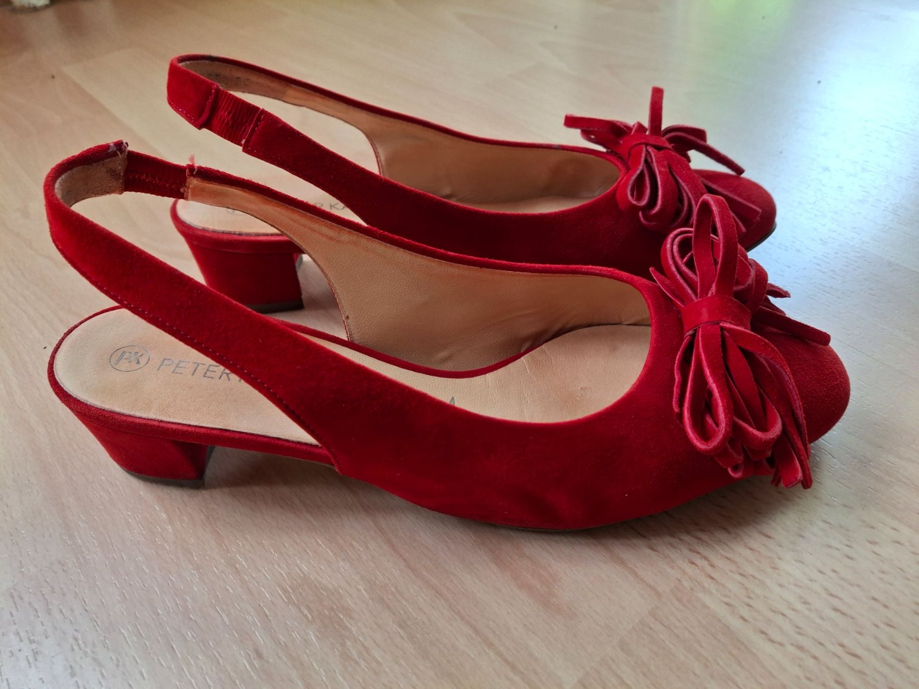Kaiser Scarpe da donna: Peter Kaiser rote Slingpumps mit Schleife Gr. 39. – Usato da St. Gallen venduto da ram_jb2y 1