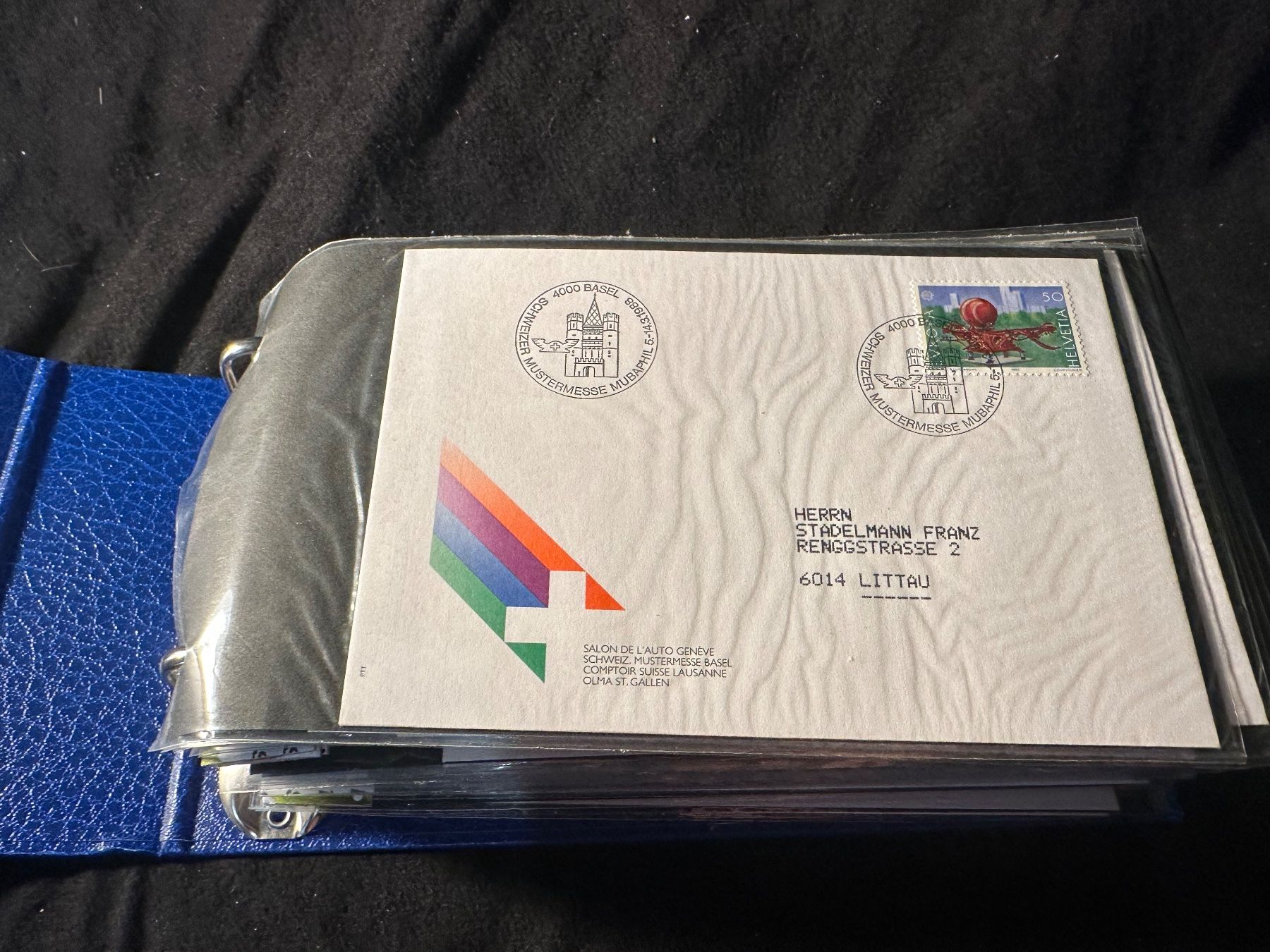Alle Briefmarken: Interessantes Album Sonderbriefe FDC – Gebraucht aus Stettfurt von 2442 1