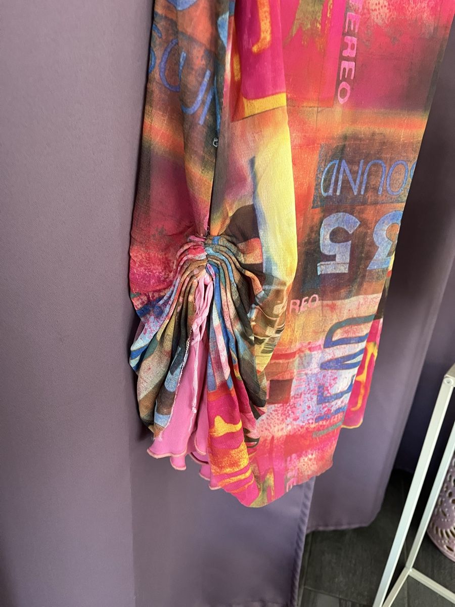 Robes: Robe imprimée style denim neuf Taille S – D'occasion à Saxon par Marine11 3