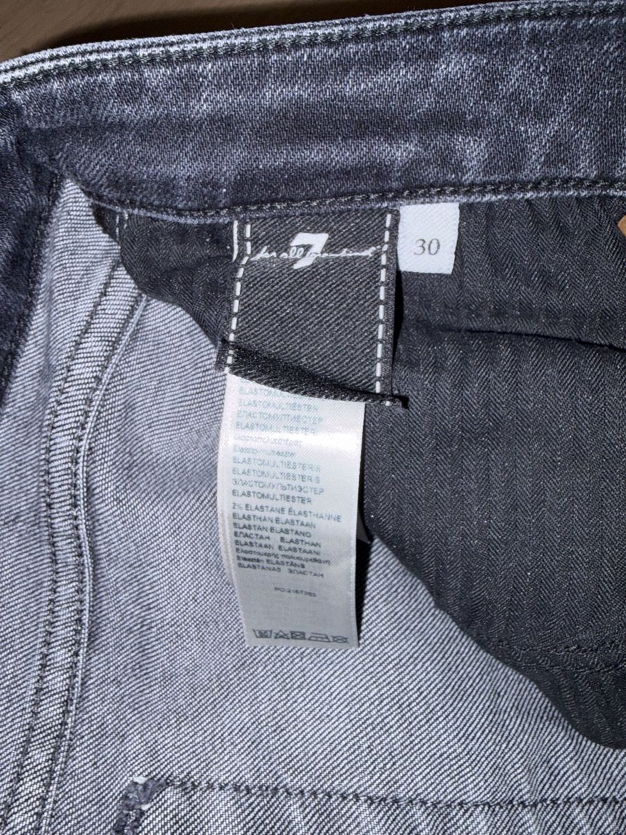 Jeans: 7 For All Mankind Jeans Dunkelgrau 30 – Usato da Zürich venduto da giu_f78m 3